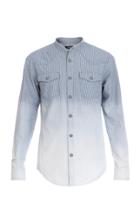Balmain Gradient-dyed Cotton Denim Shirt