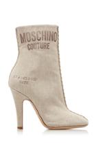 Moschino Linen Booties