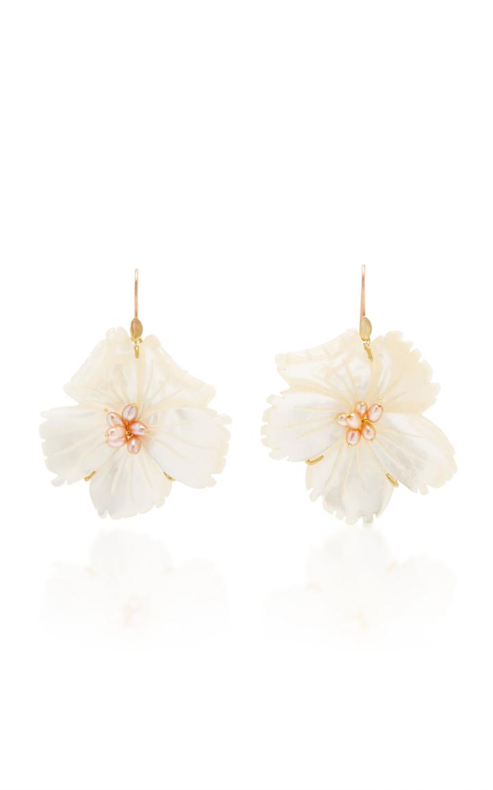 Annette Ferdinandsen M'o Exclusive: Wild Rose Mother Of Pearl Earring