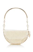 Rosantica Atena Pearl-embellished Top Handle Bag