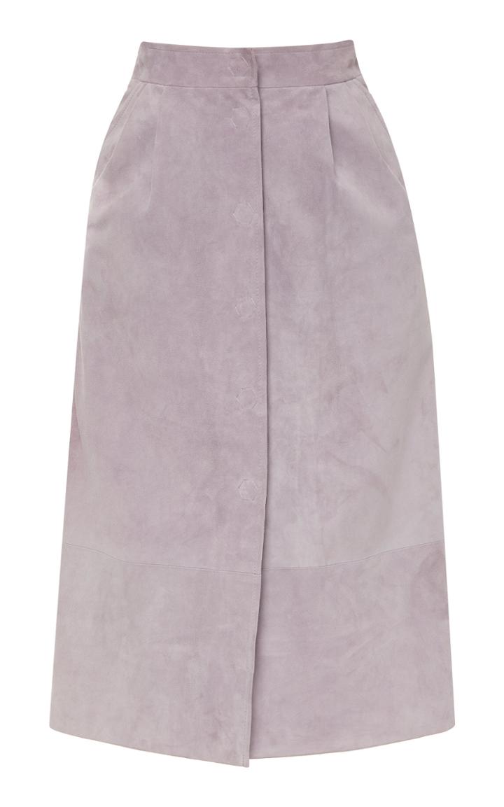 Alena Akhmadullina Suede Midi Skirt