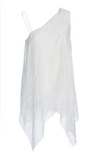 Jeffrey Dodd Draped Overlay One Shoulder Top