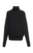 Alberta Ferretti Cashmere Wool Turtleneck Sweater
