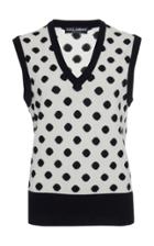 Dolce & Gabbana Polka Dot Cashmere Vest