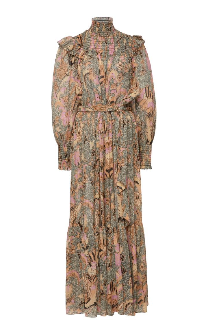 Ulla Johnson Constantine Printed Cotton-silk Maxi Dress