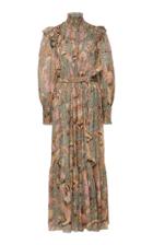 Ulla Johnson Constantine Printed Cotton-silk Maxi Dress