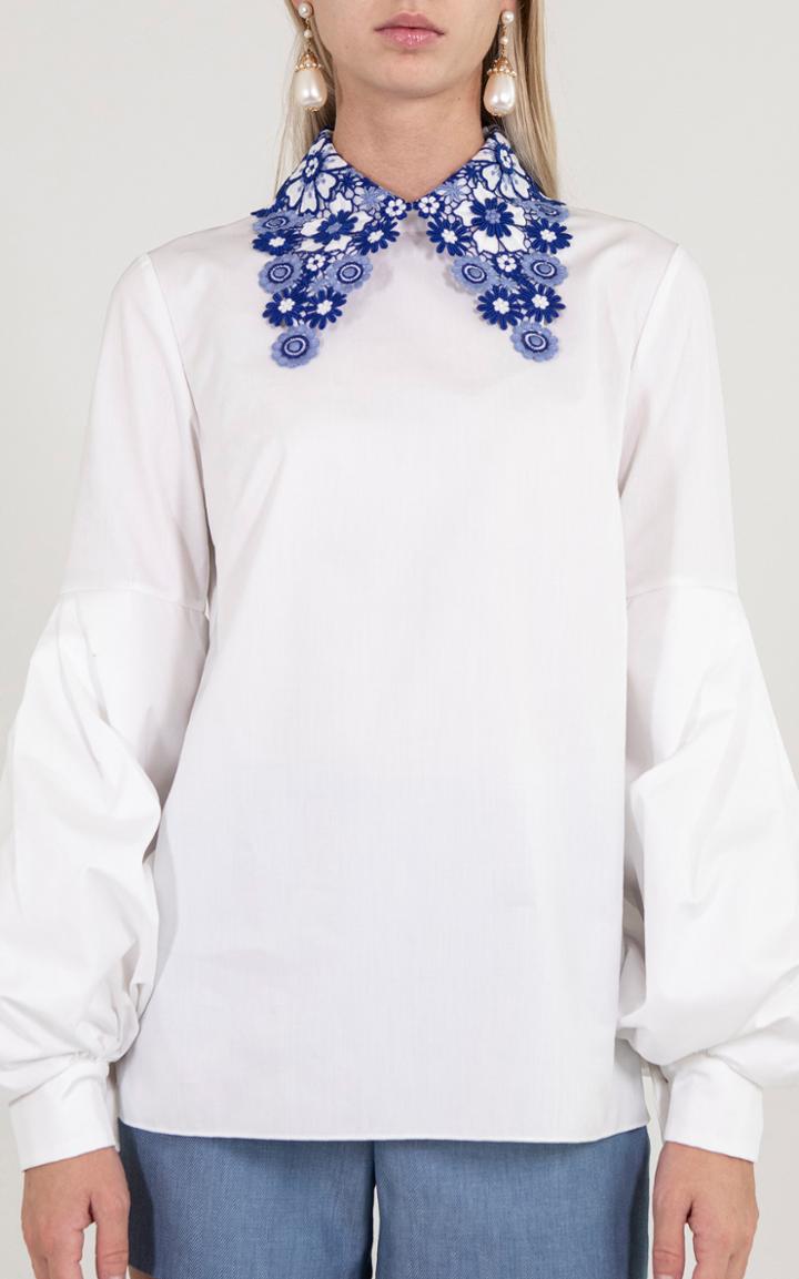 Moda Operandi Andrew Gn Crepe Blouson Top