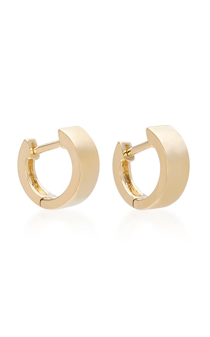 Ef Collection 14k Gold Jumbo Huggie Earring