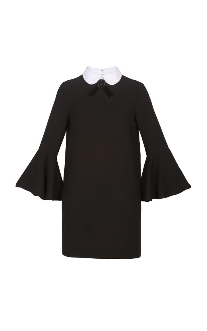 Yanina Demi Couture Flared Sleeve Mini Dress