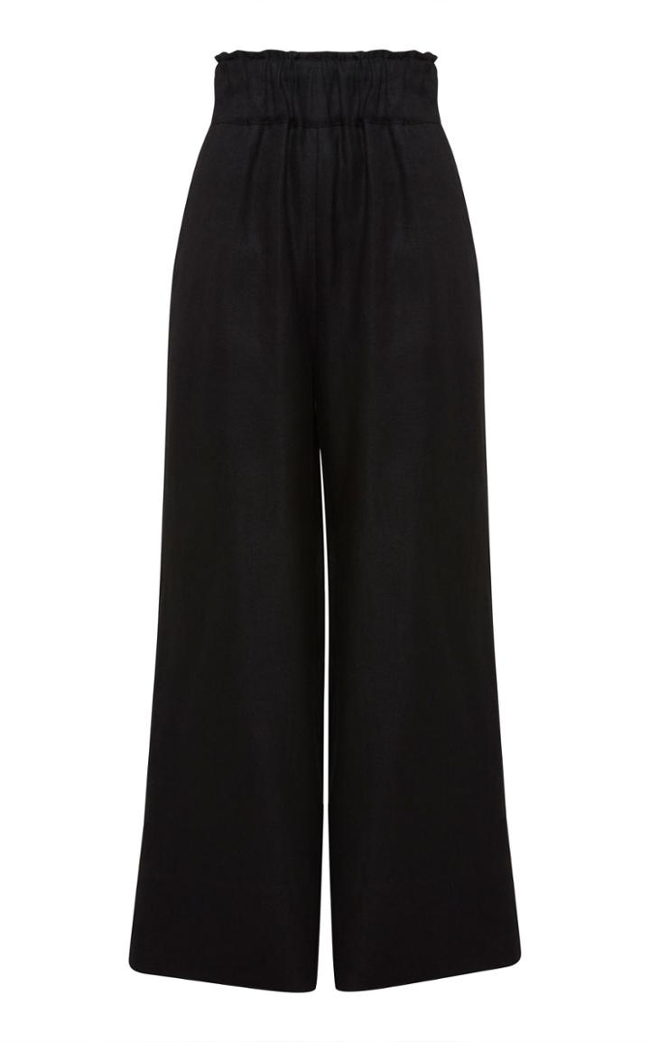 Bondi Born Universal Wide-leg Linen Twill Pants