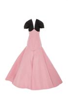 Christian Siriano Off The Shoulder Cap Sleeve Gown
