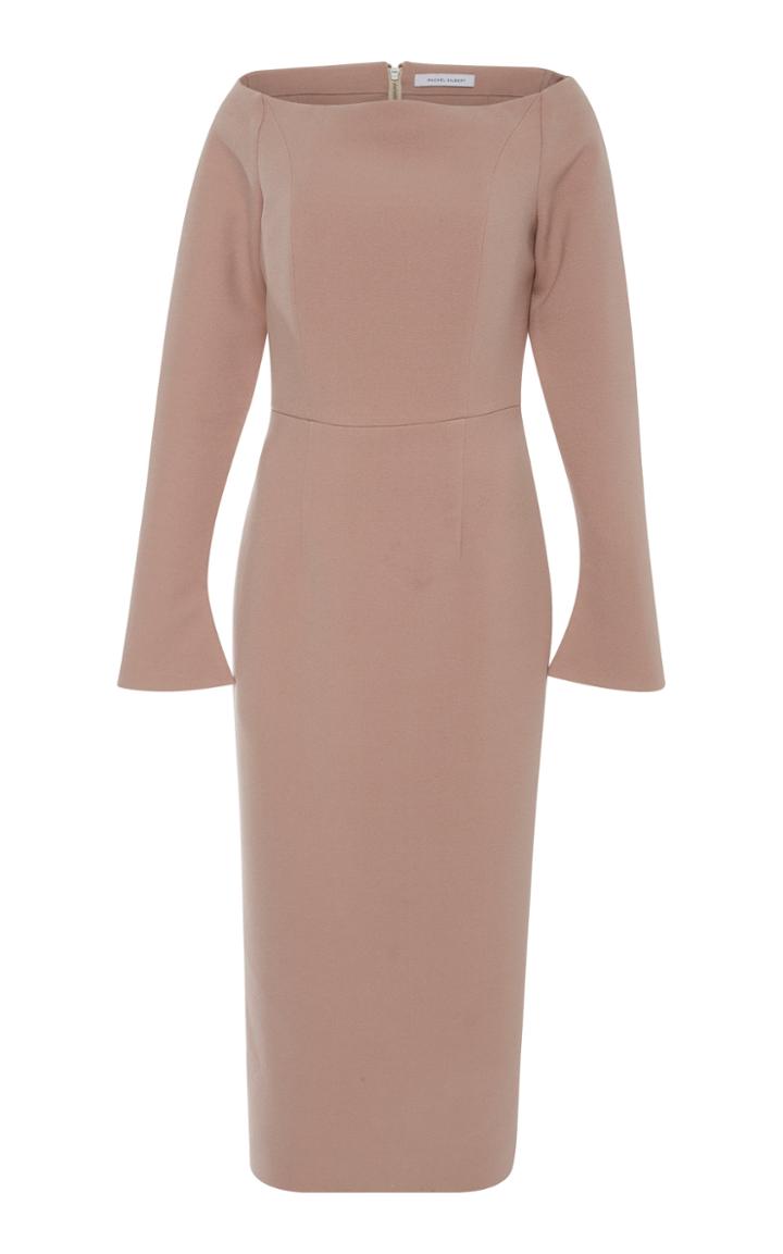 Rachel Gilbert Winona Crepe Sheath Dress Size: 3