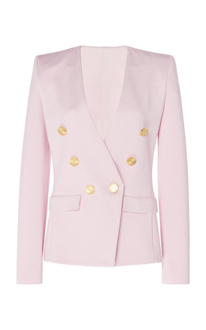 Moda Operandi Alexandre Vauthier Collarless Cady Blazer Size: Xs