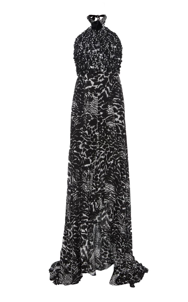 Andrew Gn Halter Gown