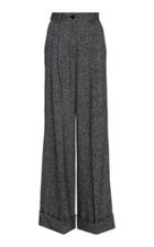 Dolce & Gabbana Tweed Pleated Trousers