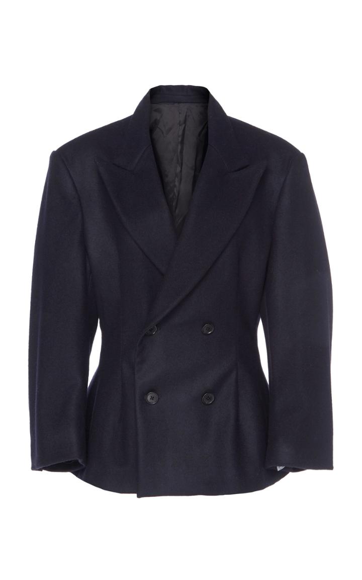Matthew Adams Dolan Shaped Curve Sleeve Blazer