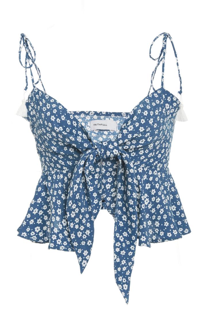 Faithfull Splice Tassel Tie Top