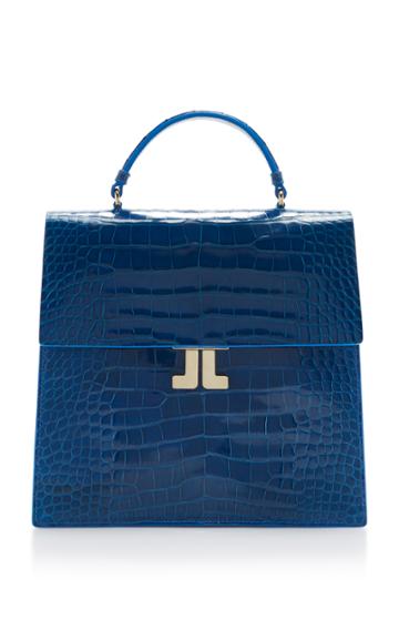 Lanvin Crocodile Backpack With Top Handle