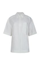 Moda Operandi Loulou Studio Moheli Short Sleeve Button-up Shirt