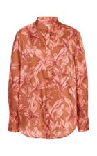 Moda Operandi Significant Other Soller Button Down Printed Shirt Size: 4