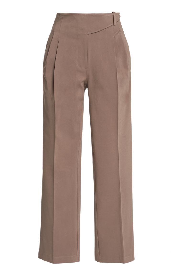 Moda Operandi Piece Of White Casey Cotton-blend High-rise Pleated Pants