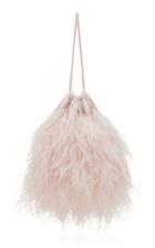 Attico All Over Ostrich Feathers Pouch
