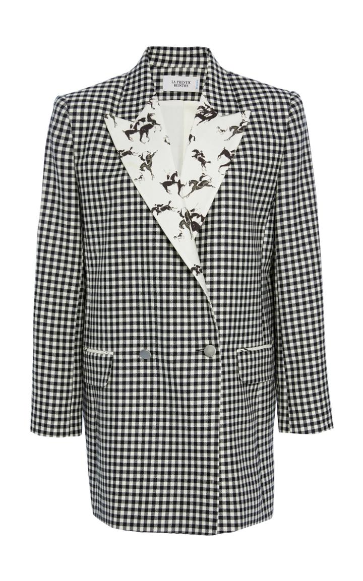 La Prestic Ouiston Pierre Check Blazer