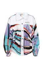 Emilio Pucci Printed Logo Shell Jacket