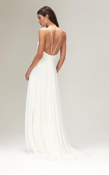 Savannah Miller Eowyn High Round Neck Gown With Train
