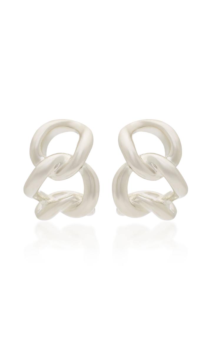 Isabel Lennse Sterling Silver Hoop Earrings