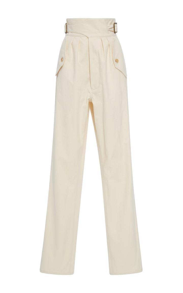 Rosie Assoulin Safari Buckle Pants