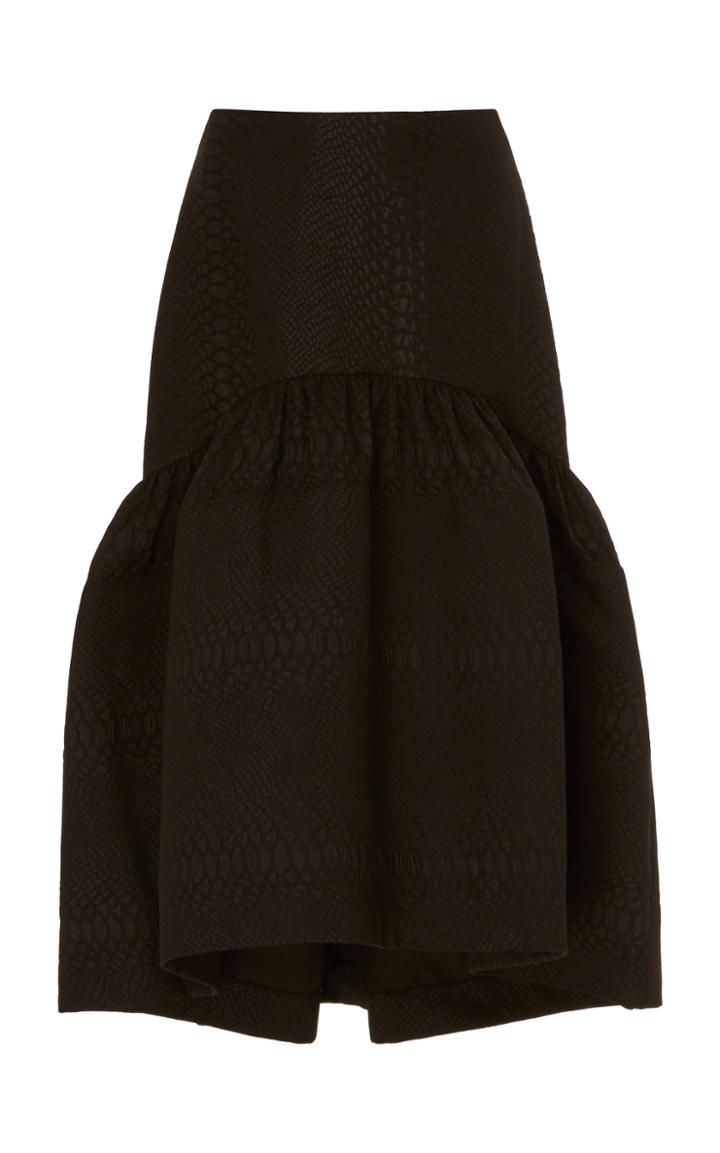 Moda Operandi Acler Elm Cobra Crepe Skirt Size: 2