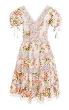 Needle & Thread Paradise Rose Cotton And Lace Dress