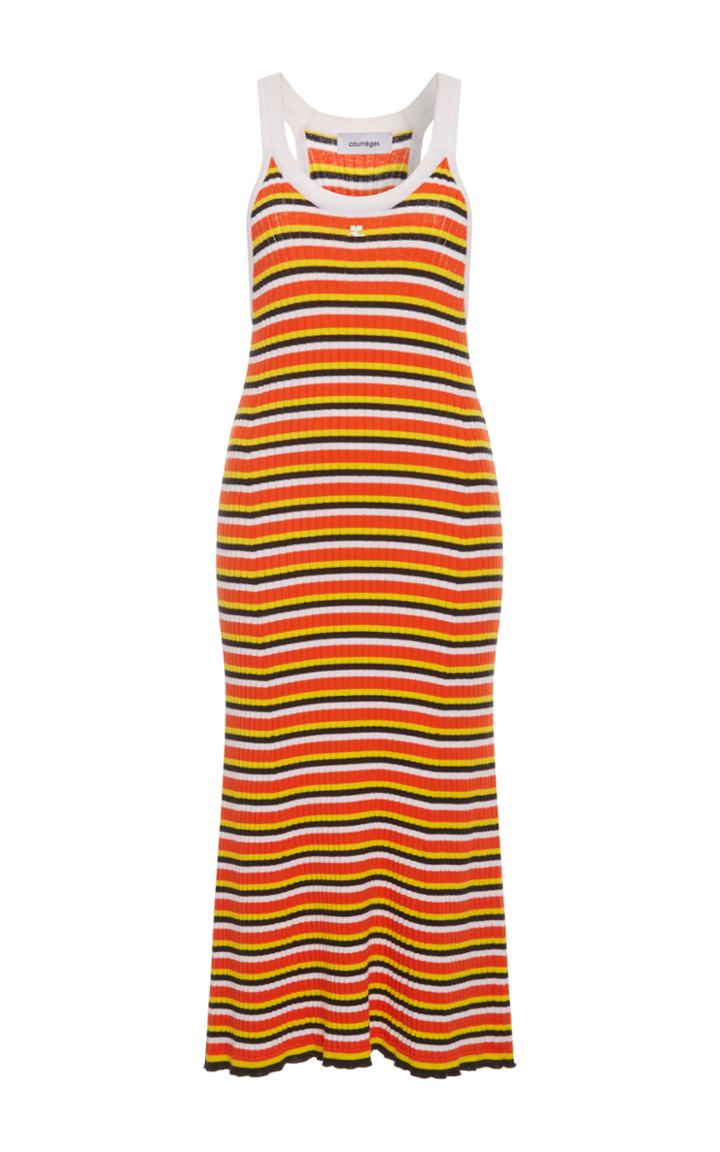 Courrges Classic Knit Short Sleeveless Dress