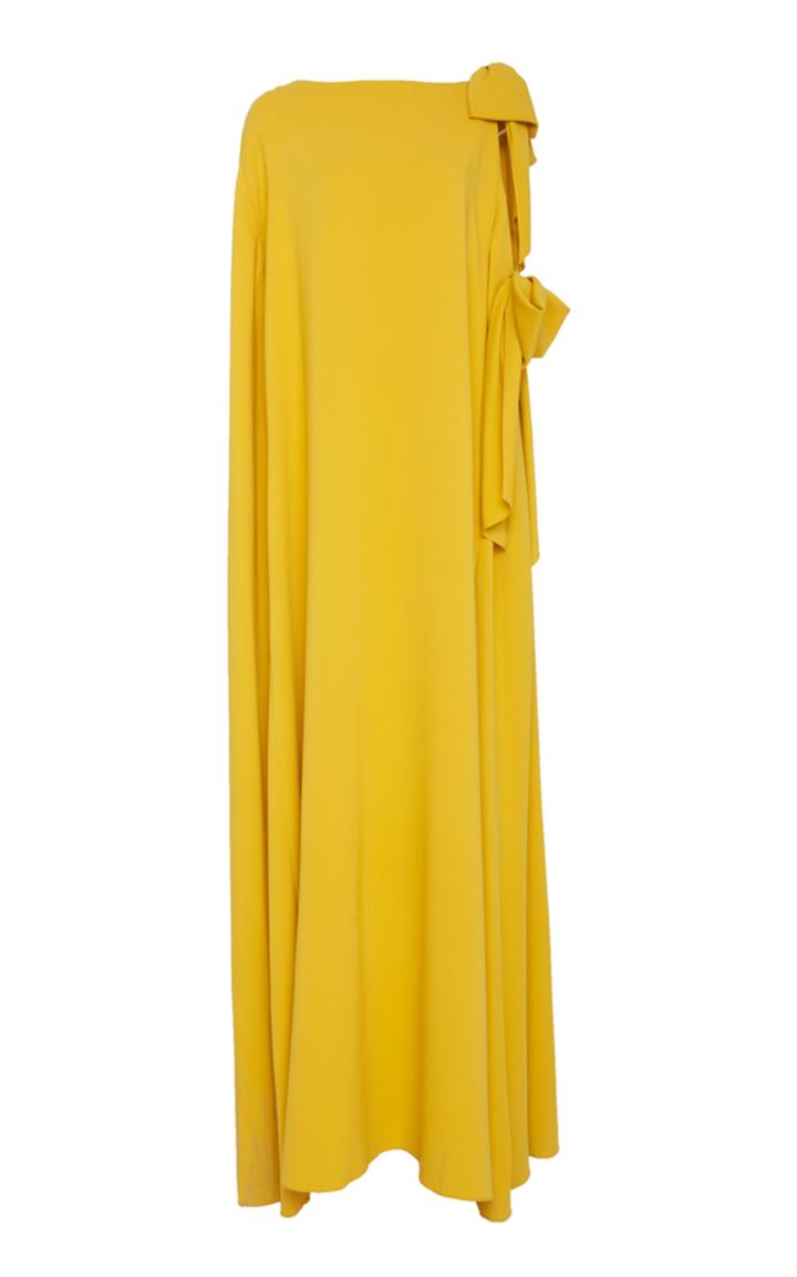 Oscar De La Renta Bow Sleeve Caftan