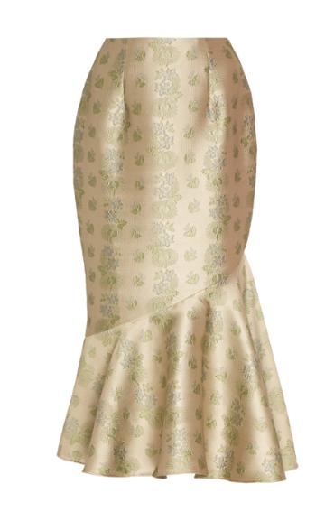Moda Operandi Markarian Capulet Asymmetrical Flounce Skirt Size: 0