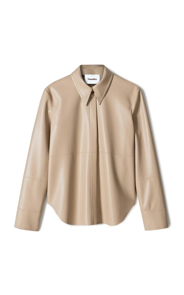 Moda Operandi Nanushka Naum Vean Leather Shirt