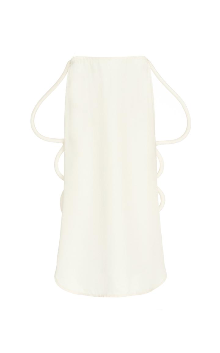 Moda Operandi Rejina Pyo Myra Piping-detailed Satin Skirt Size: 6