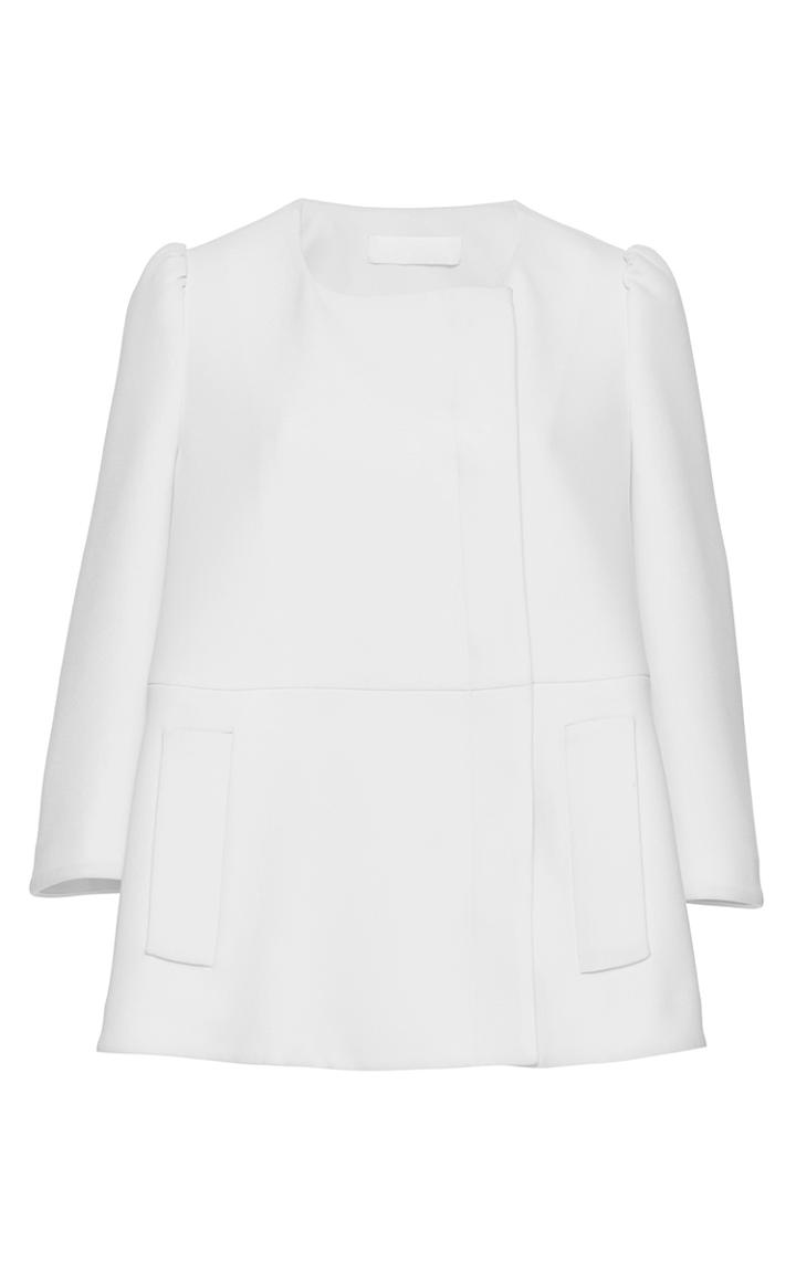 Structured Collarless Jacket