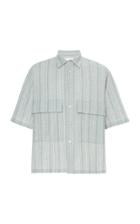 Jil Sander Striped Cotton-blend Shirt