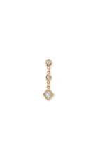 Moda Operandi Jacquie Aiche 14k Yellow Gold Princess Cut Diamond Drop Stud