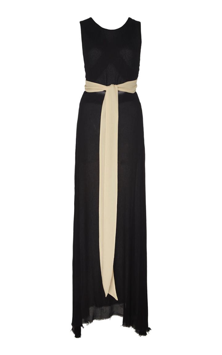 Albus Lumen Loli Belted Silk Dress