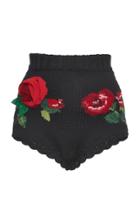 Moda Operandi Dolce & Gabbana Embellished Knit Mini Shorts