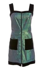 Markarian Exclusive Peachy's Metallic Lam Mini Dress