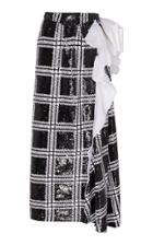 Moda Operandi Rodarte Ruffle-detailed Sequined Maxi Skirt Size: 0