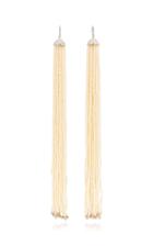 Nina Runsdorf One-of-a-kind Pearl Tassel Earrings