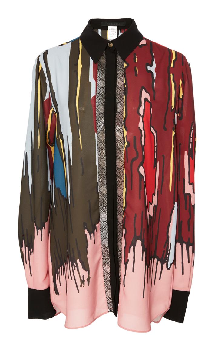 Elie Saab Lace Insert Top