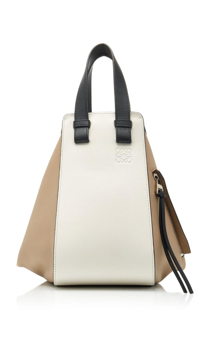 Loewe Hammock Color-block Leather Bag