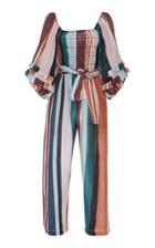 Apiece Apart Lagunitas Smock Off Shoulder Jumpsuit