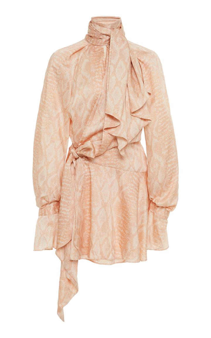 Acler Bradley Cobra Wrap Waistline Dress